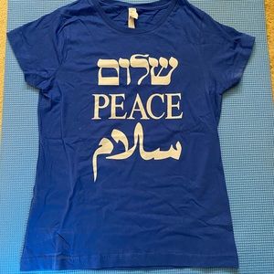 “Peace” T-shirt, never worn